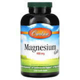 Carlson Labs, Liq Magnesium 400mg, 250 Softgels - 088395052026 | Hilife Vitamins