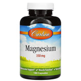 Carlson Labs, Magnesium, 180 Capsules - 088395052224 | Hilife Vitamins