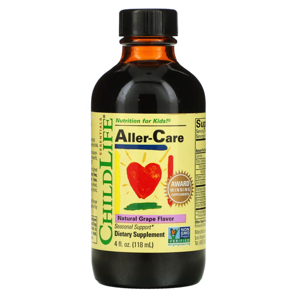 Childlife, Aller-Care, 4 Oz - 608274104501 | Hilife Vitamins