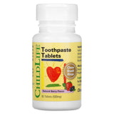 Childlife, Toothpaste Tablets Natural Berry, 60 Tablets - 608274111509 | Hilife Vitamins