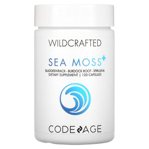 Codeage, Wildcrafted Sea Moss, 120 capsules - 850026121216 | Hilife Vitamins