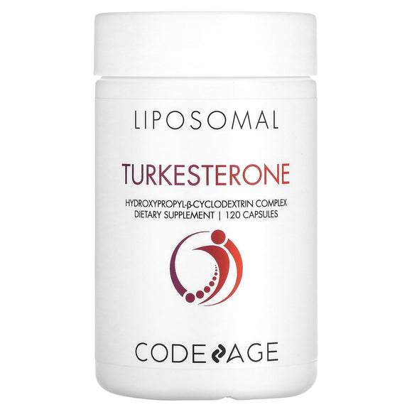 Codeage, Liposomal Turkesterone, 120 Capsules - 850026121681 | Hilife Vitamins