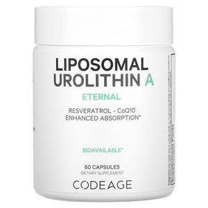 Codeage, Liposomal Urolithin A, Eternal, 60 Capsules - 850043333845 | Hilife Vitamins