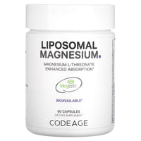 Codeage, Liposomal Magnesium L-Threonate, 90 Capsules UPC 850049609258 | HiLife Vitamins