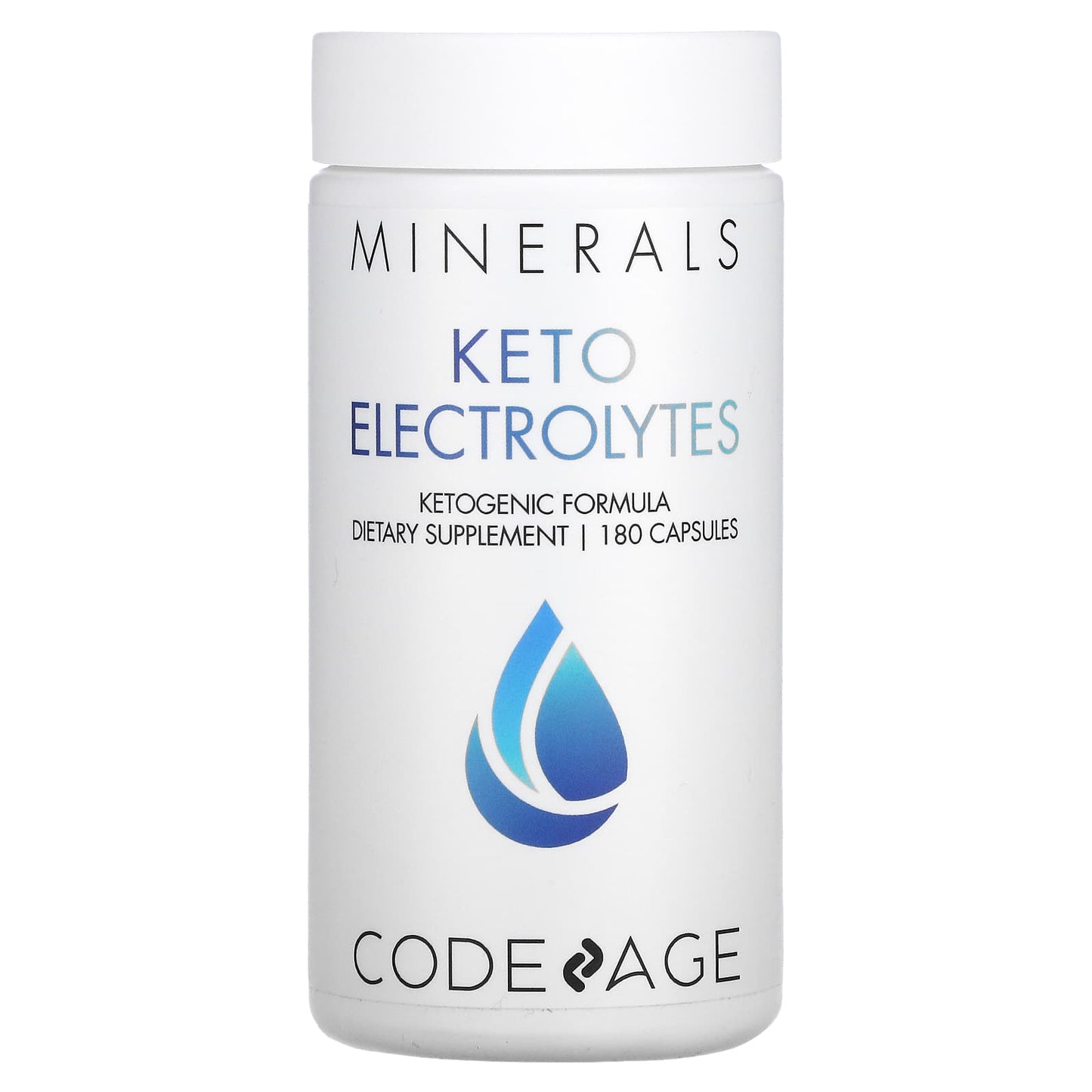 Codeage, Keto Electrolytes, 180 capsules UPC 853919008007 | HiLife Vitamins