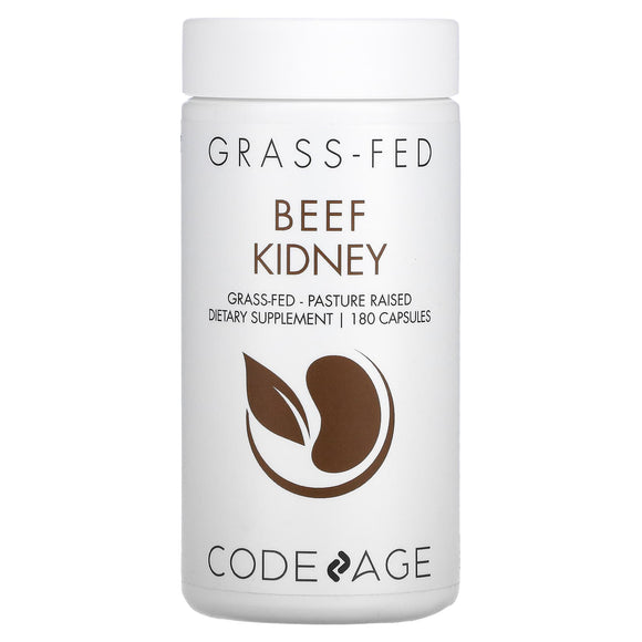 Codeage, Beef Kidney, 180 capsules HiLife Vitamins