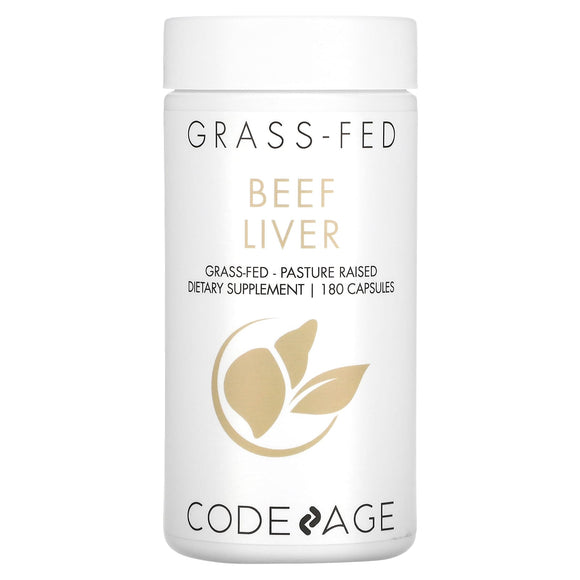 Codeage, Beef Liver, 180 capsules | HiLife Vitamins