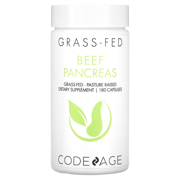 Codeage, Beef Pancreas, 180 capsules - 853919008113 | Hilife Vitamins