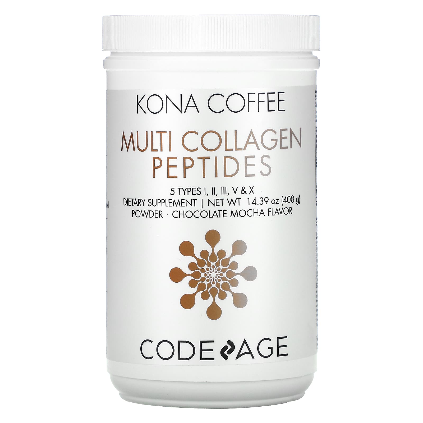Codeage, Multi Collagen Mocha, 30 powder UPC 853919008359 | HiLife Vitamins