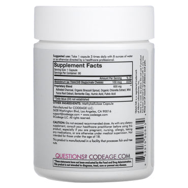 Codeage, Binder +, 90 Capsules UPC 853919008434 | HiLife Vitamins