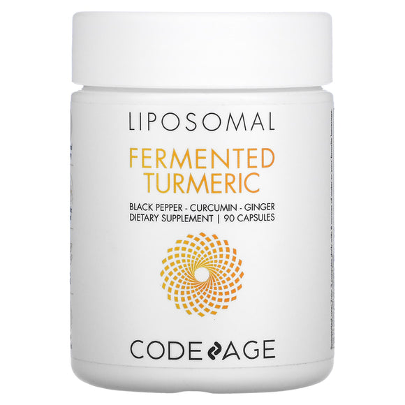 Codeage, Fermented Turmeric, 90 capsules - 853919008472 | Hilife Vitamins