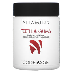 Codeage, Teeth & Gums Vitamins, 90 capsules - 853919008489 | Hilife Vitamins