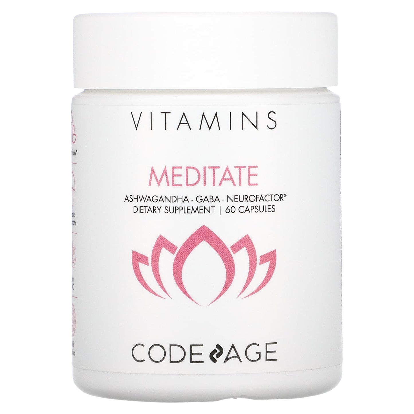 Codeage, Meditate, 60 capsules UPC 853919008564 | HiLife Vitamins