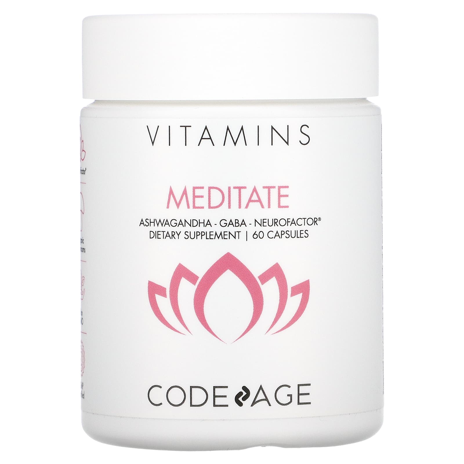 Codeage, Meditate, 60 capsules UPC 853919008564 | HiLife Vitamins