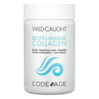 Codeage, Biotin Marine Collagen Capsules, 120 capsules UPC 853919008571 | HiLife Vitamins