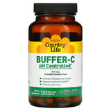 Country Life, Buffer C Ph Controlled 500 mg, 120 Vegetarian Capsules - 015794070856 | Hilife Vitamins