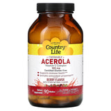 Country Life, Acerola C 500 Mg W/Bioflav. & Rutin, 90 wafers - 015794072102 | Hilife Vitamins