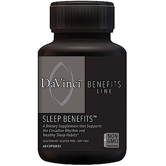 Davinci Labs, Sleep Benefits, 60 Capsules - 026664006172 | Hilife Vitamins