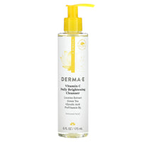 DERMA E., Vitamin C Daily Brightening Cleanse, 6 fl oz (175 ml) UPC 030985006032 | HiLife Vitamins