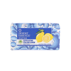 Desert Essence, Bar Soap Exfoliating Italian Lemon, 5 Oz - 718334312125 | Hilife Vitamins
