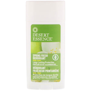 Desert Essence, Deodorant Spring Fresh, 2.5 Oz - 718334332314 | Hilife Vitamins