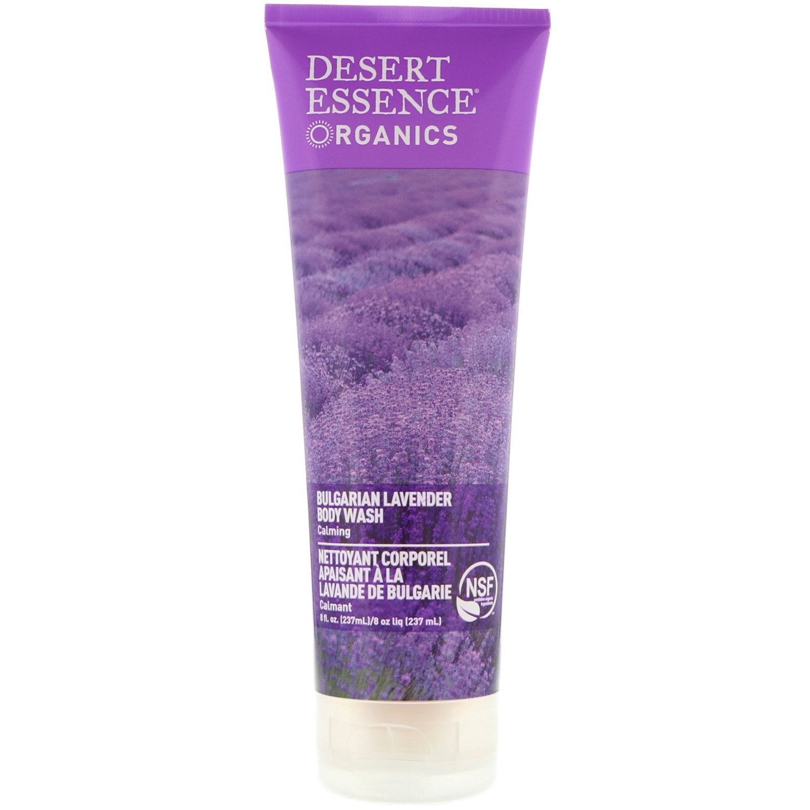 Desert Essence, Organics Bulgarian Lavender Body Wash, 8 Oz UPC 718334337340 | HiLife Vitamins