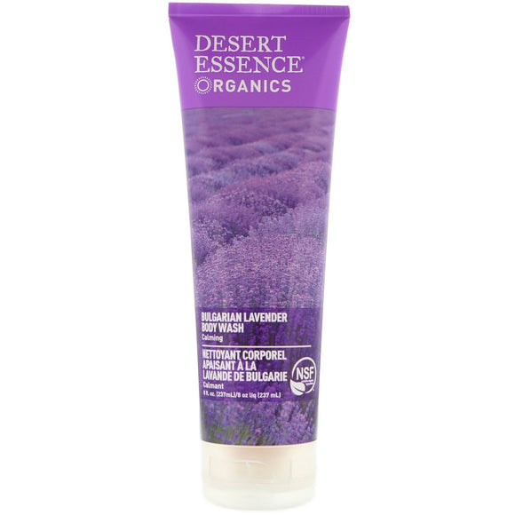 Desert Essence, Organics Bulgarian Lavender Body Wash, 8 Oz - 718334337340 | Hilife Vitamins