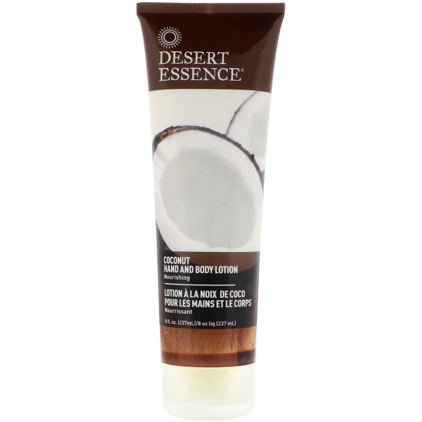 Desert Essence, Organics Coconut Hand & Body Lotion, 8 Oz UPC 718334337432 | HiLife Vitamins