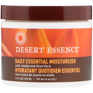 Desert Essence, Daily Essential Facial Moisturizer, 4 Oz - 718334220932 | Hilife Vitamins