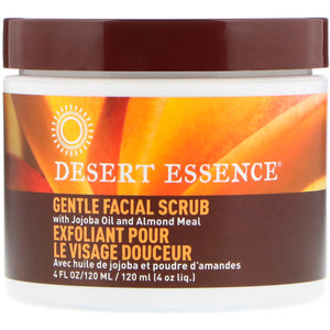 Desert Essence, Gentle Stimulating Facial Scrub, 4 Oz - 718334220949 | Hilife Vitamins