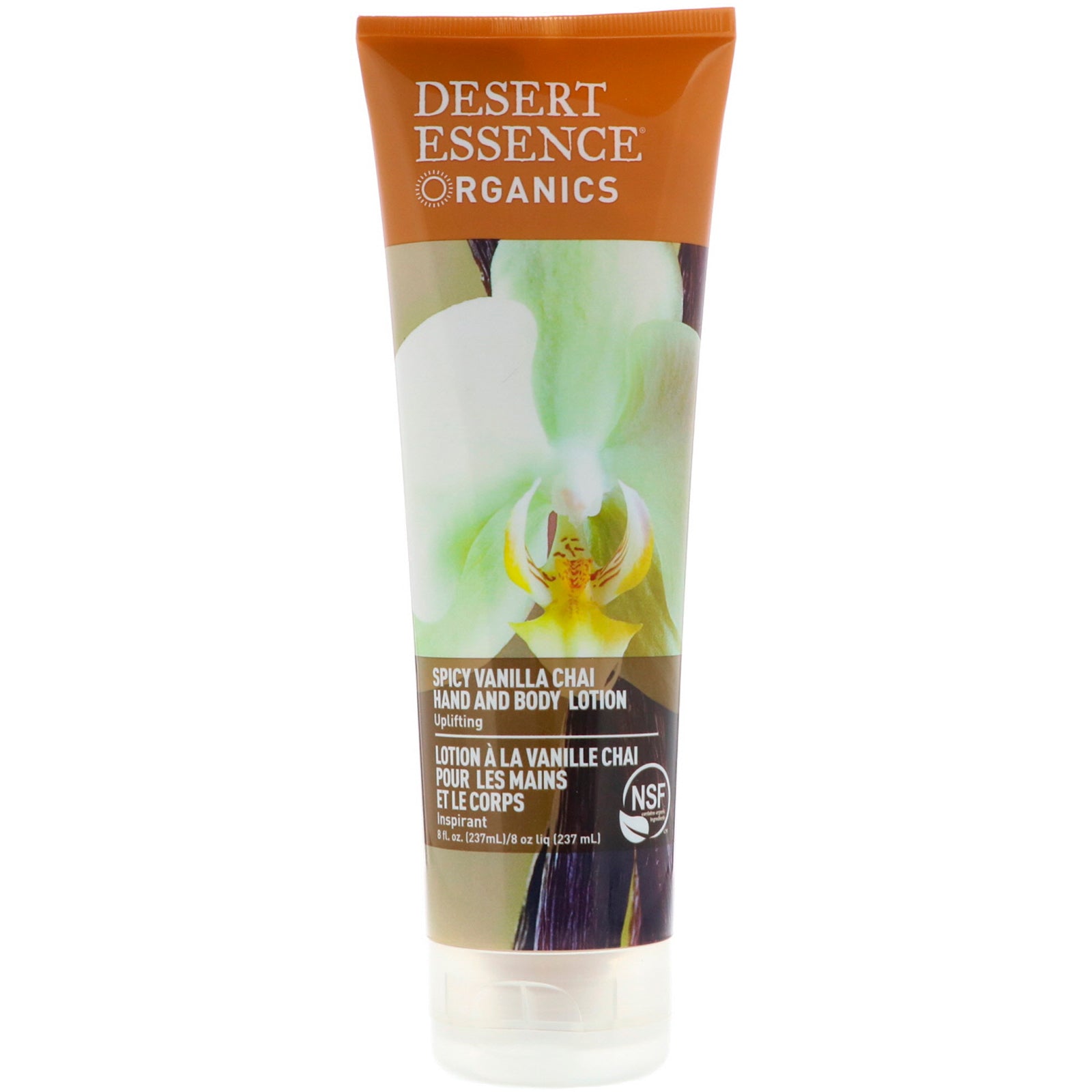 Desert Essence, Organics Vanilla Chai Hand & Body Lotion, 8 Oz - 718334337456 | Hilife Vitamins