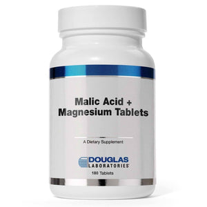 Douglas Laboratories, Malic Acid + Magnesium, 180 Tablets - 310539003411 | Hilife Vitamins