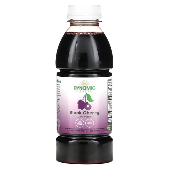 Dynamic Health, Black Cherry Concentrate, 16 Oz - 790223100167 | Hilife Vitamins