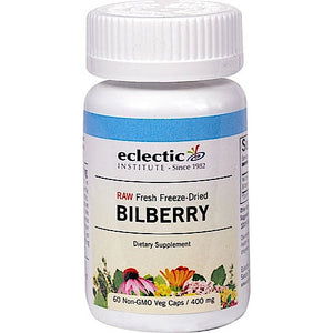 Eclectic Institute, Bilberry, 60 Capsules - 023363306688 | Hilife Vitamins
