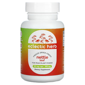 Eclectic Institute, Nettles Leaf, 90 Capsules - 023363309375 | Hilife Vitamins