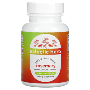 Eclectic Institute, Rosemary, 90 Capsules - 023363309993 | Hilife Vitamins