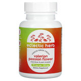 Eclectic Institute, Freeze Dried Fresh, Valerian Passion Flower, 250 mg, 90 Veg Caps - 023363319008 | Hilife Vitamins