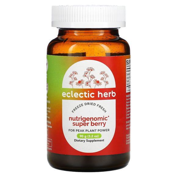 Eclectic Institute, Nutrigenomc Super Berry, 3.2 oz - 023363379163 | Hilife Vitamins