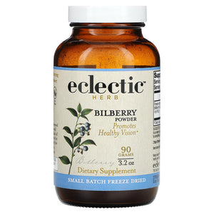 Eclectic Institute, Bilberry, 3.2 oz - 023363379361 | Hilife Vitamins