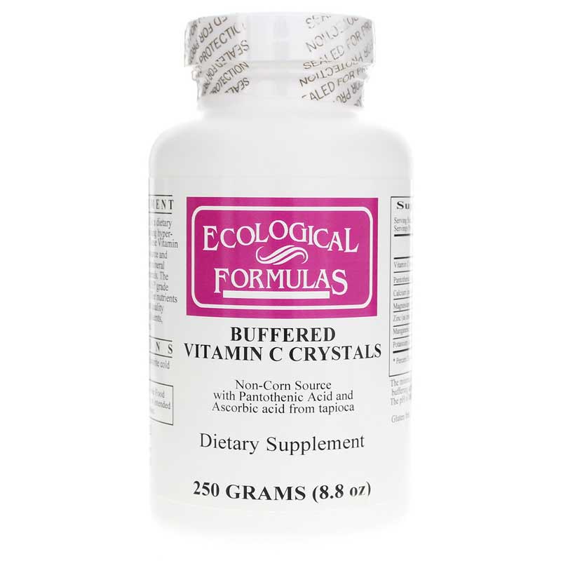 Ecological Formulas, Buffered Vitamin C Crystals, 8.8 Oz Crystals UPC 696859130953 | HiLife Vitamins