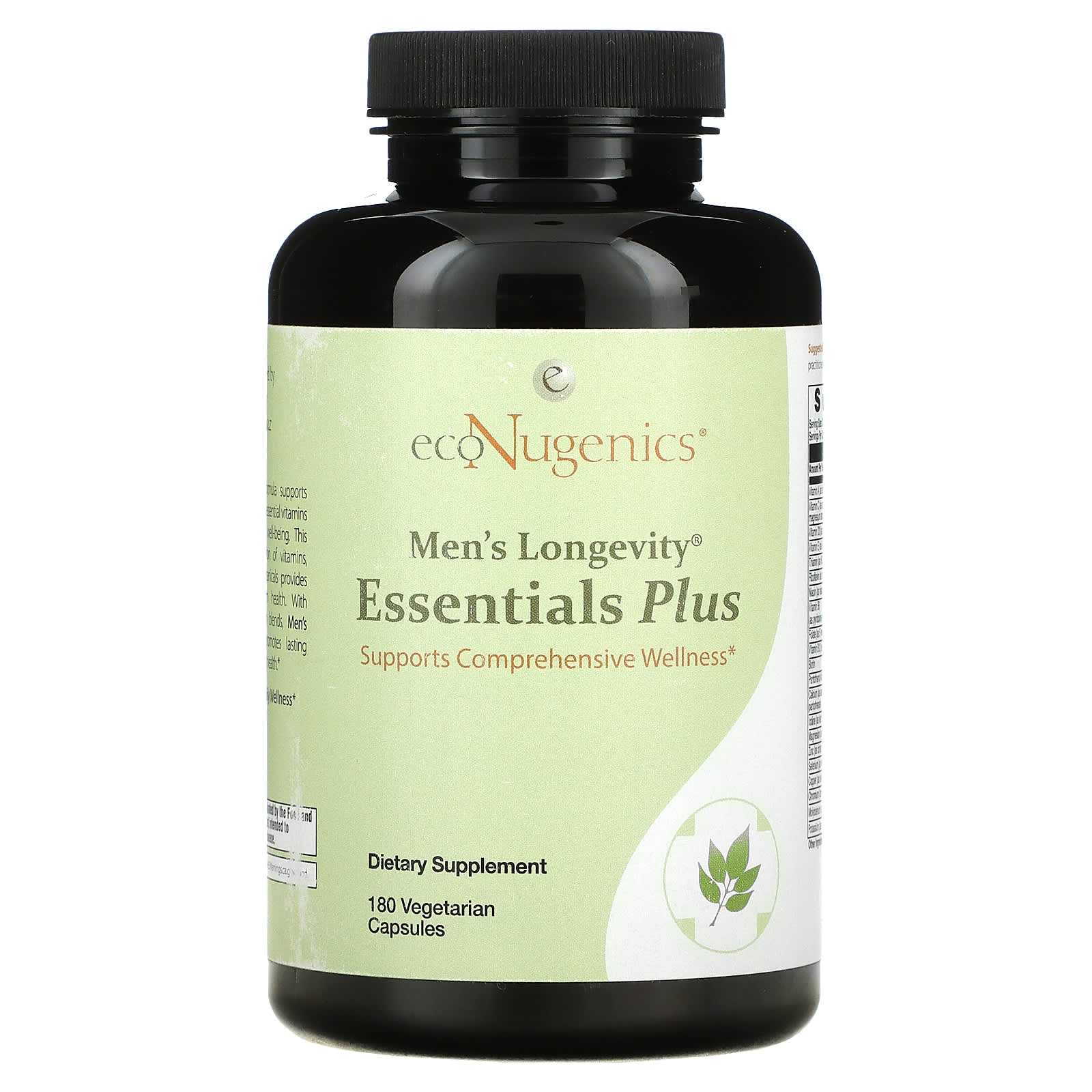 Econugenics, Men’s Longevity Essentials Plus, 180 Capsules UPC 892985000409 | HiLife Vitamins
