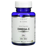 Enzymedica, Aqua Biome, Omega-3, Classic Strength, Lemon, 600 mg, 60 Softgels - [product_sku] | HiLife Vitamins