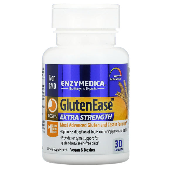 Enzymedica, GlutenEase Extra Strength, 30 Capsules - 670480120101 | Hilife Vitamins