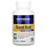 Enzymedica, Digest Basic + Probiotics, 90 Capsules - 670480130513 | Hilife Vitamins