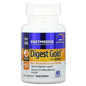 Enzymedica, Digest Gold, 45 Capsules - 670480202111 | Hilife Vitamins