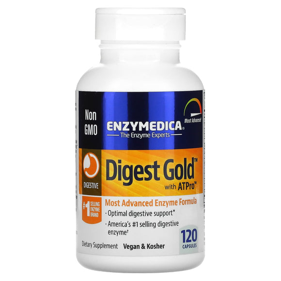 Enzymedica, Digest Gold, 120 Capsules - 670480202128 | Hilife Vitamins