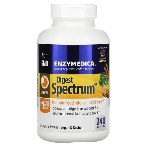 Enzymedica, Digest Spectrum, 240 Capsules - 670480291733 | Hilife Vitamins
