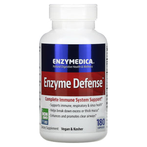 Enzymedica, Enzyme Defense, 180 Capsules - 670480981429 | Hilife Vitamins