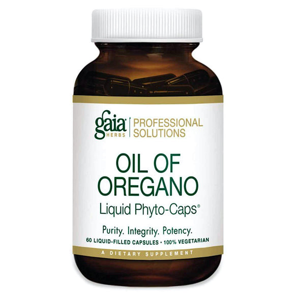Gaia Herbs Professional solutions, Oil of Oregano, 60 Liquid Filled Capsules - 751063399548 | Hilife Vitamins