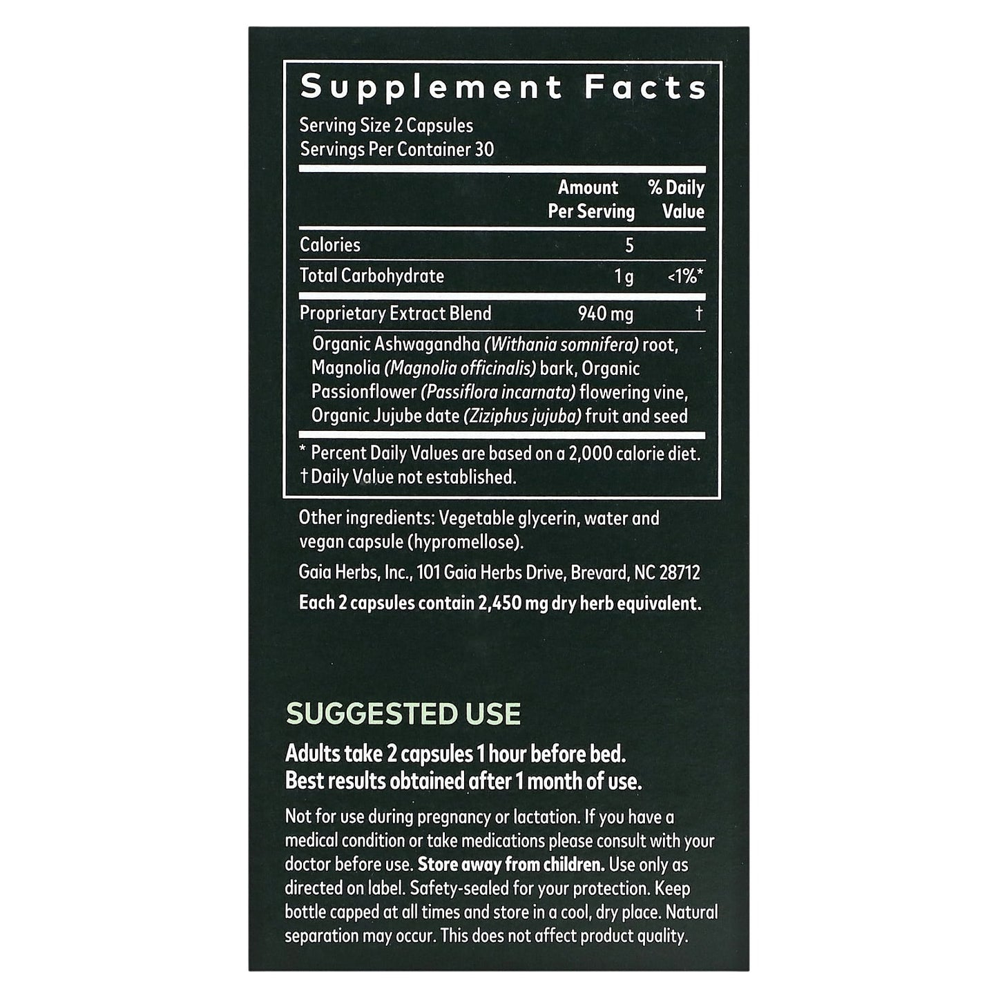 Gaia Herbs, SleepThru, 60 Vegan Liquid Phyto-Caps UPC 751063145763 | HiLife Vitamins